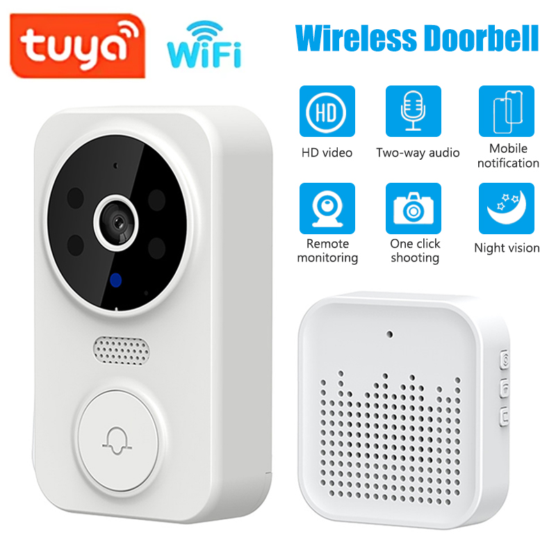Home Security Tech - WiFi Smart Video Doorbell Camera Night