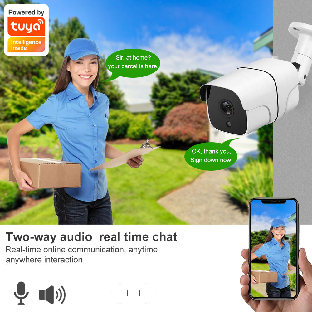 Tuya 5G Wifi IP Camera Outdoor - Home Security Google Camera 评论和价格