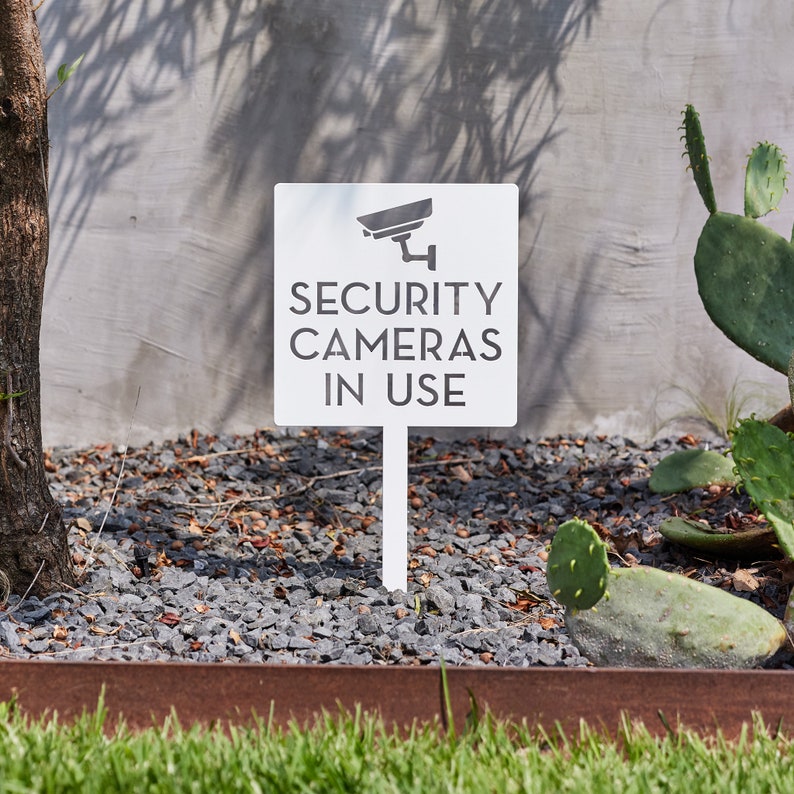 Security Camera Yard Sign - Mo - Home Yard Security 评论和价格
