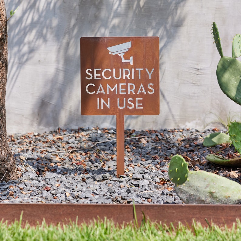 Security Camera Yard Sign - Mo - Home Yard Security 评论和价格