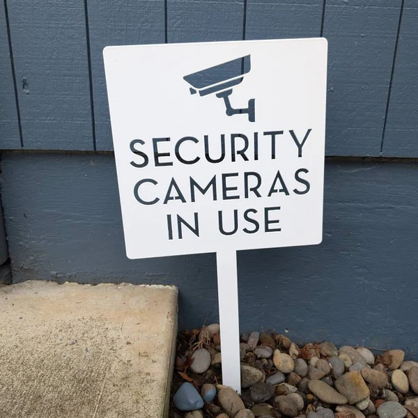 Security Camera Yard Sign - Mo - Home Yard Security 评论和价格