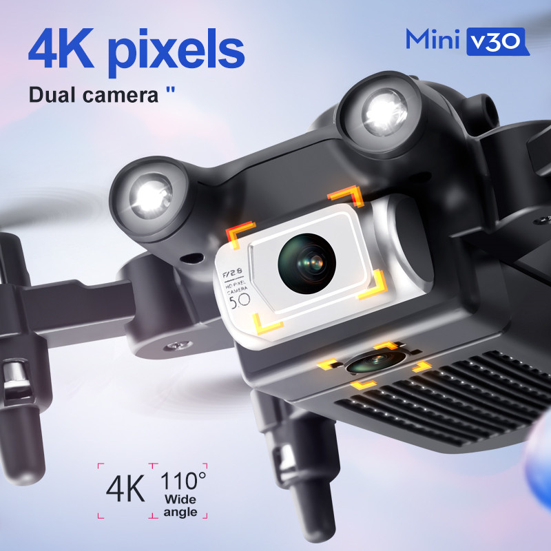 Mini V30 WiFi FPV Drone With 4 - Home Security Cameras Outdoor 评论和价格