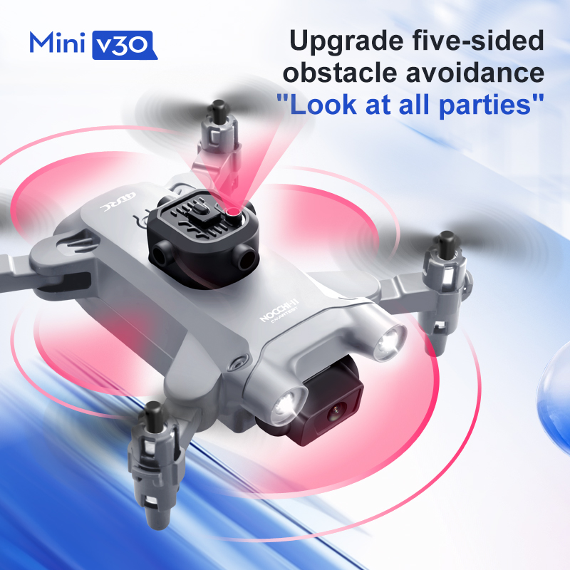 Mini V30 WiFi FPV Drone With 4 - Home Security Cameras Outdoor 评论和价格