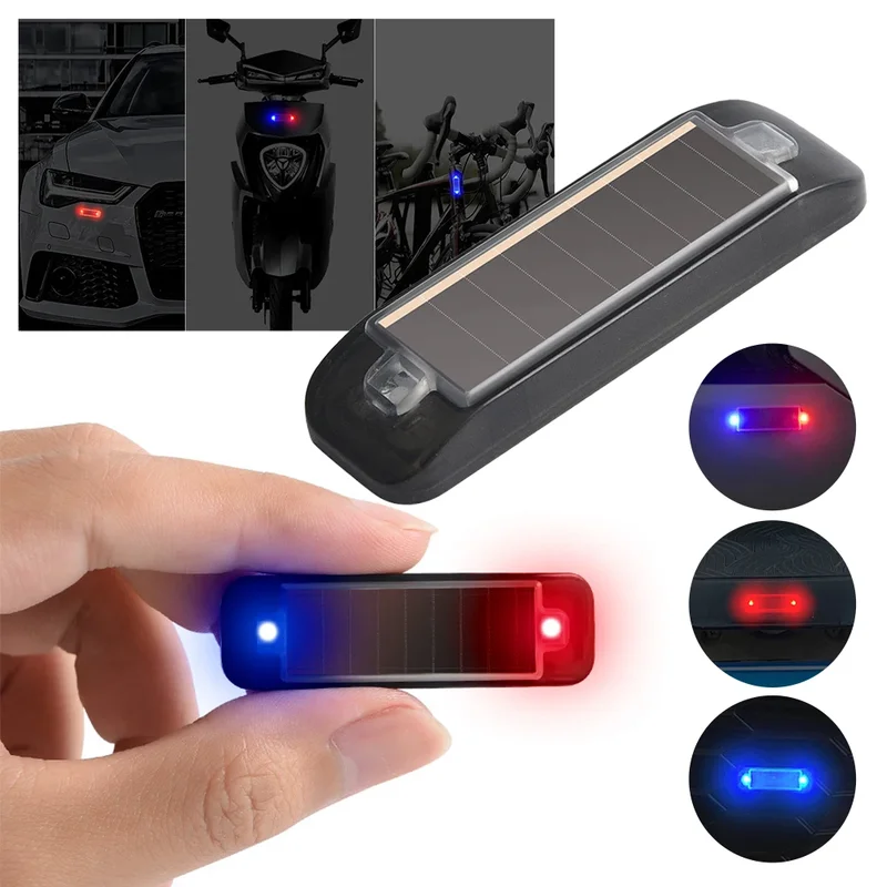 Mini LED solar power car warni - Solar Security Light 评论和价格