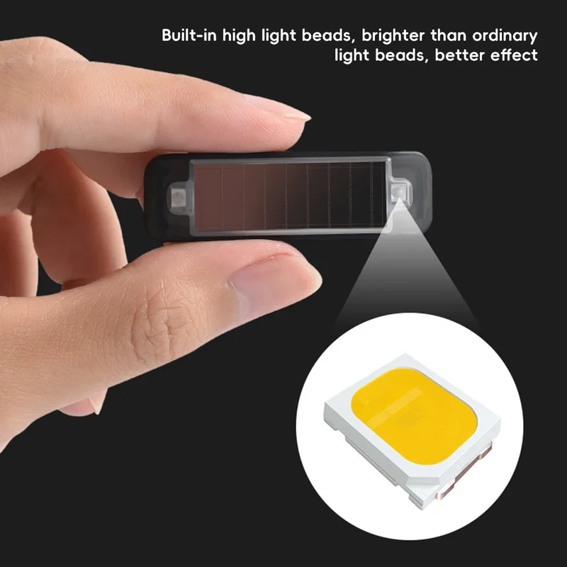 Mini LED solar power car warni - Solar Security Light 评论和价格