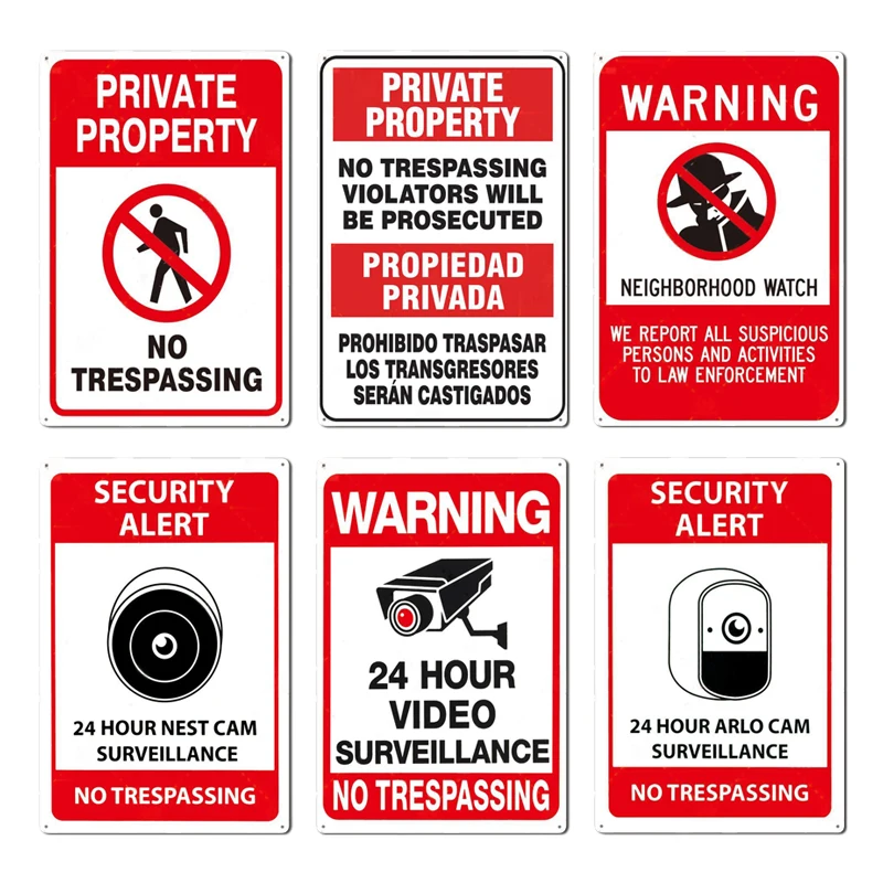 Private Property No Trespassin - Home Yard Security 评论和价格