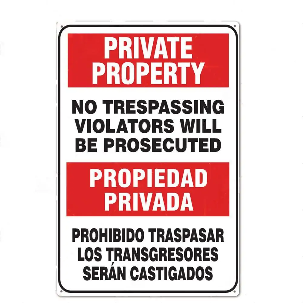 Private Property No Trespassin - Home Yard Security 评论和价格