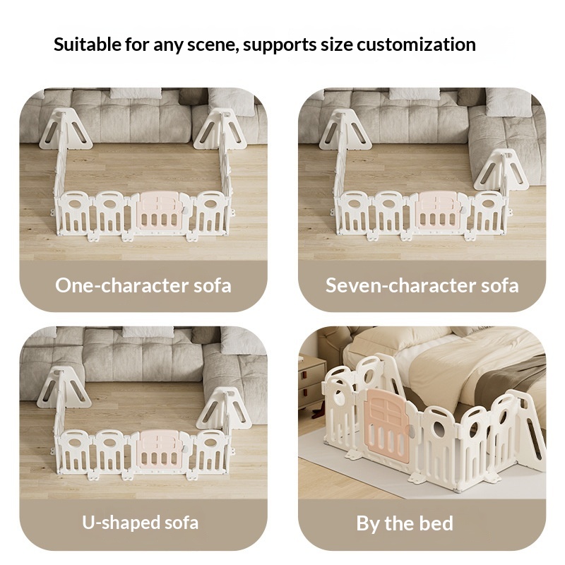 Three Panel Baby Playpen Indoo - Home Yard Security 评论和价格