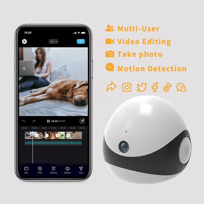 Wireless 2K HD Mobile Pet Comp - Home Security Tech 评论和价格