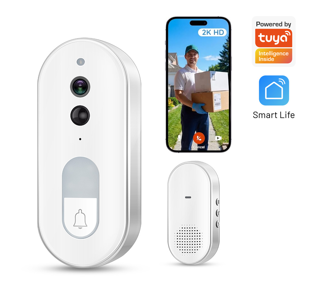 Tuya Smart Video Doorbell Wire - Home Security Google Camera 评论和价格
