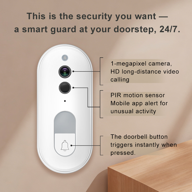 Tuya Smart Video Doorbell Wire - Home Security Google Camera 评论和价格