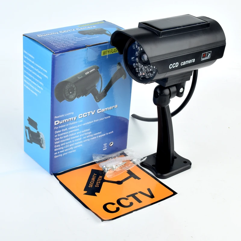 Solar Powered Dummy Security C - Solar Security Light 评论和价格