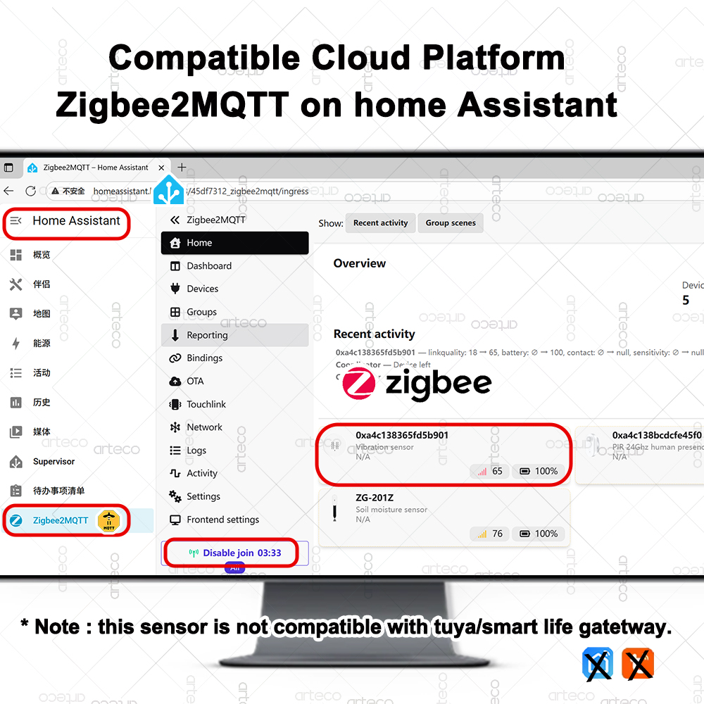 ZigBee Smart Vibration Sensor  - Home Security Monitoring 评论和价格