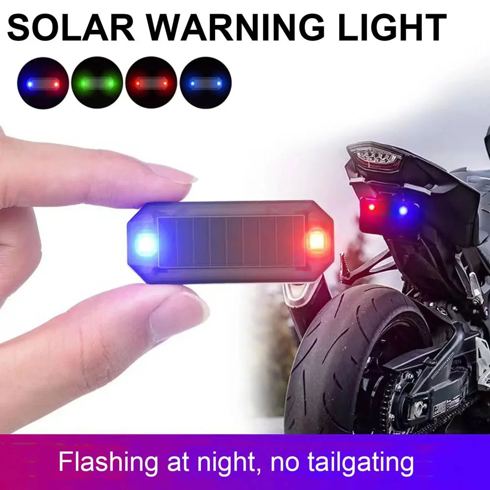 Mini LED Solar Power Car Warni - Solar Security Light 评论和价格