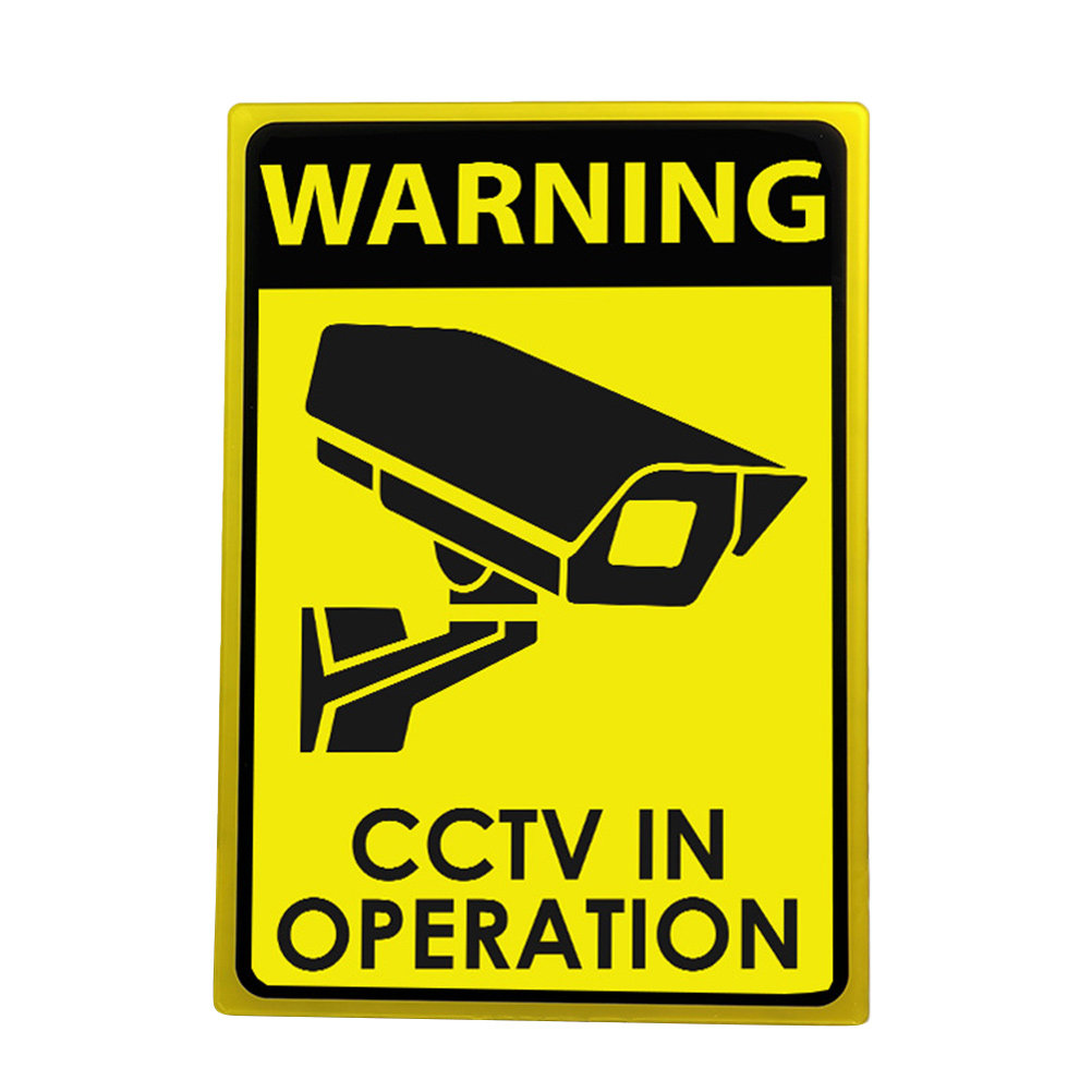 Acrylic Security Camera Warnin - Home Yard Security 评论和价格