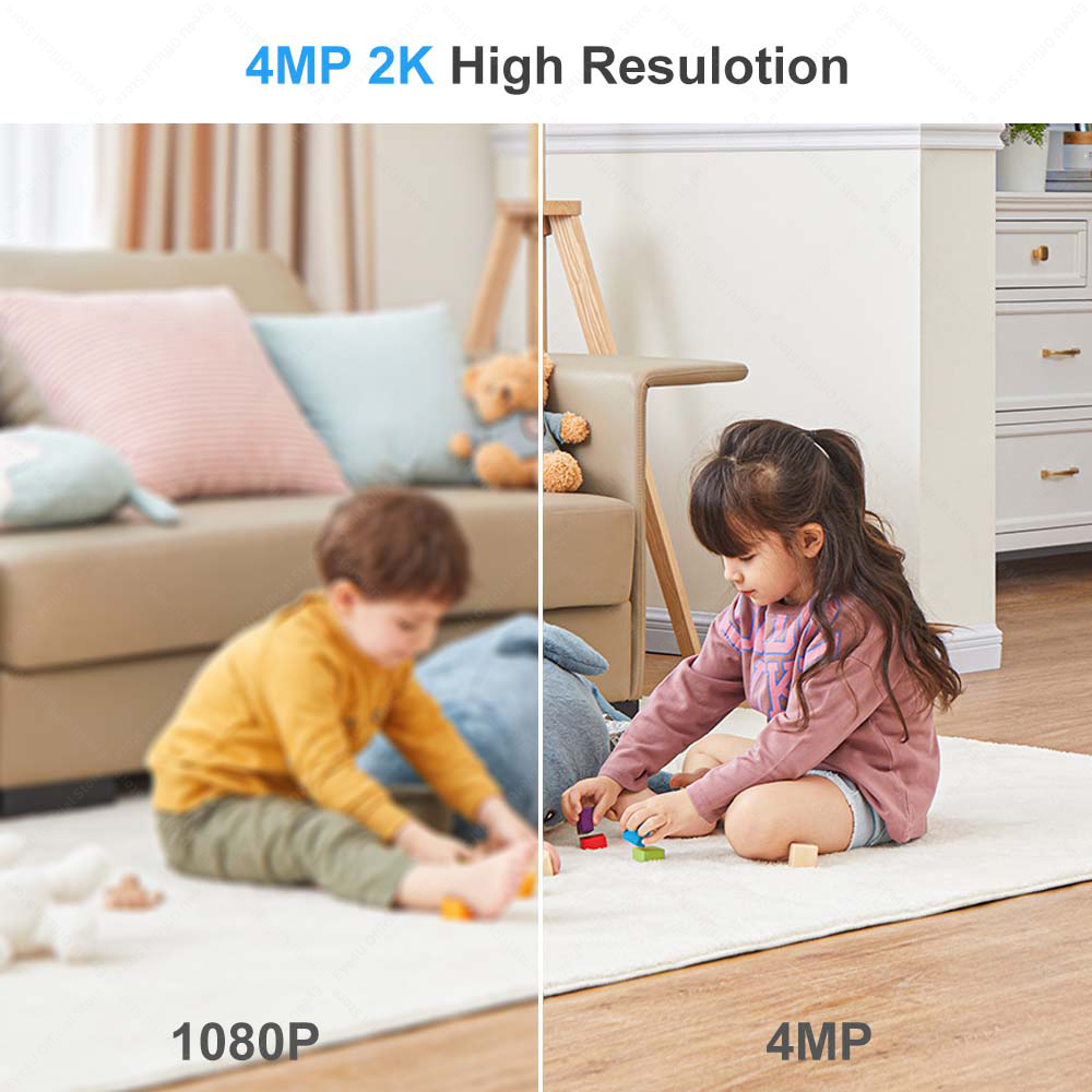 Tuya 4MP Bullet Security Camer - Home Security Google Camera 评论和价格