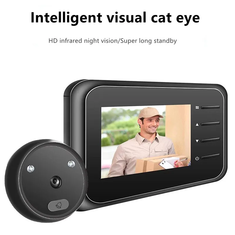 2.4 inch Video Peephole Doorbe - Home Security Ring Camera 评论和价格
