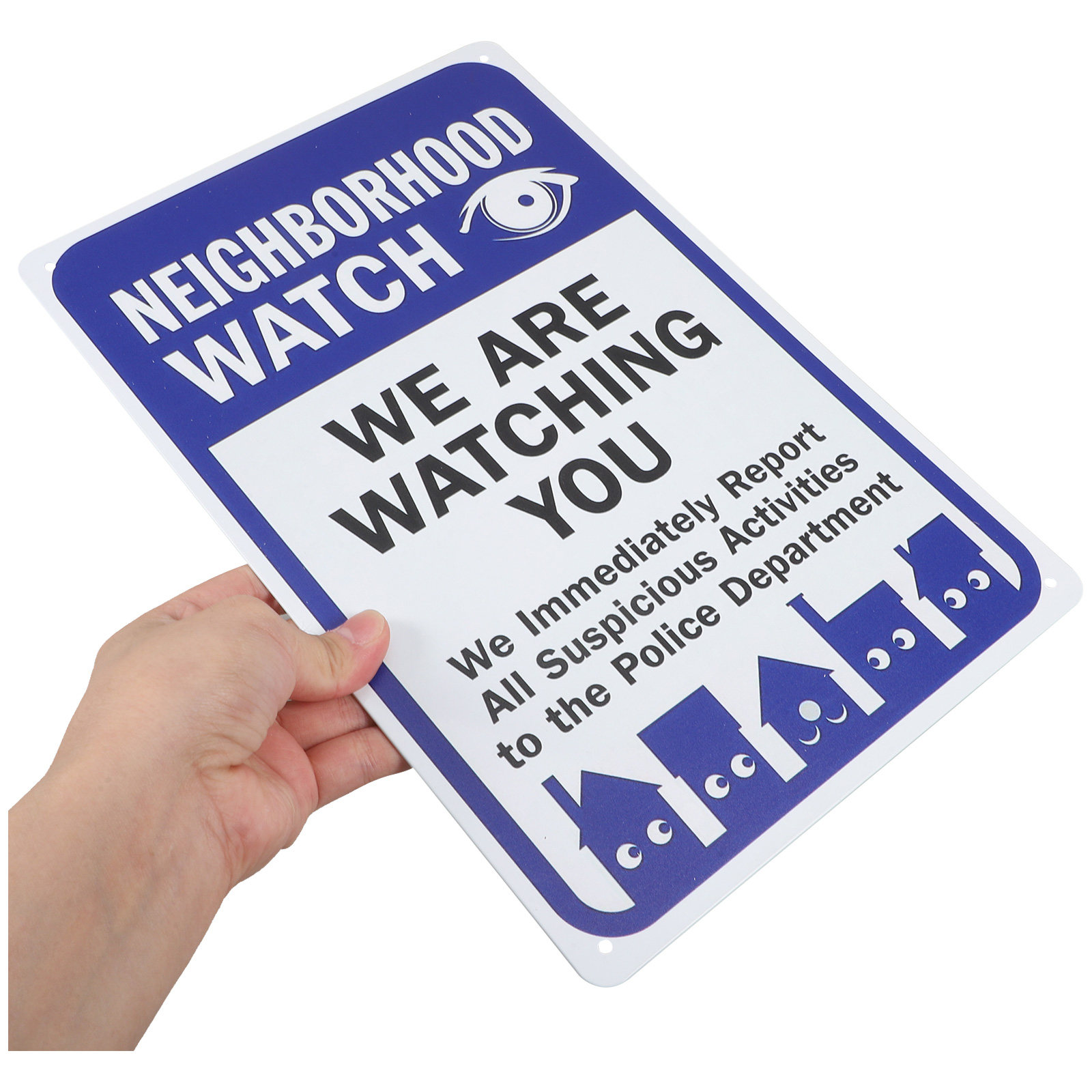 We Are Watching You Sign Vinta - Home Yard Security 评论和价格