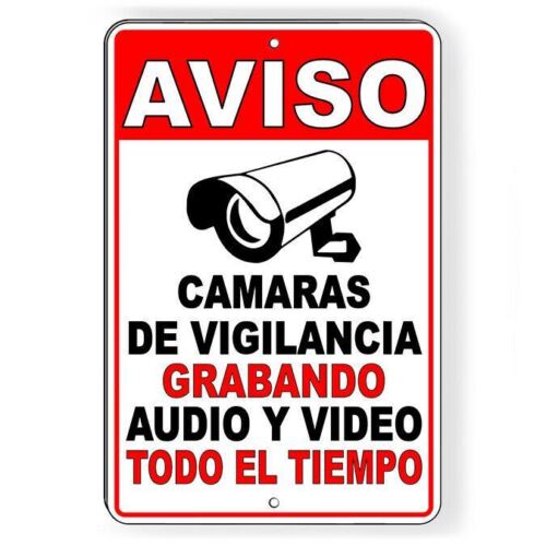 Vintage Metal Tin Sign Spanish - Home Yard Security 评论和价格