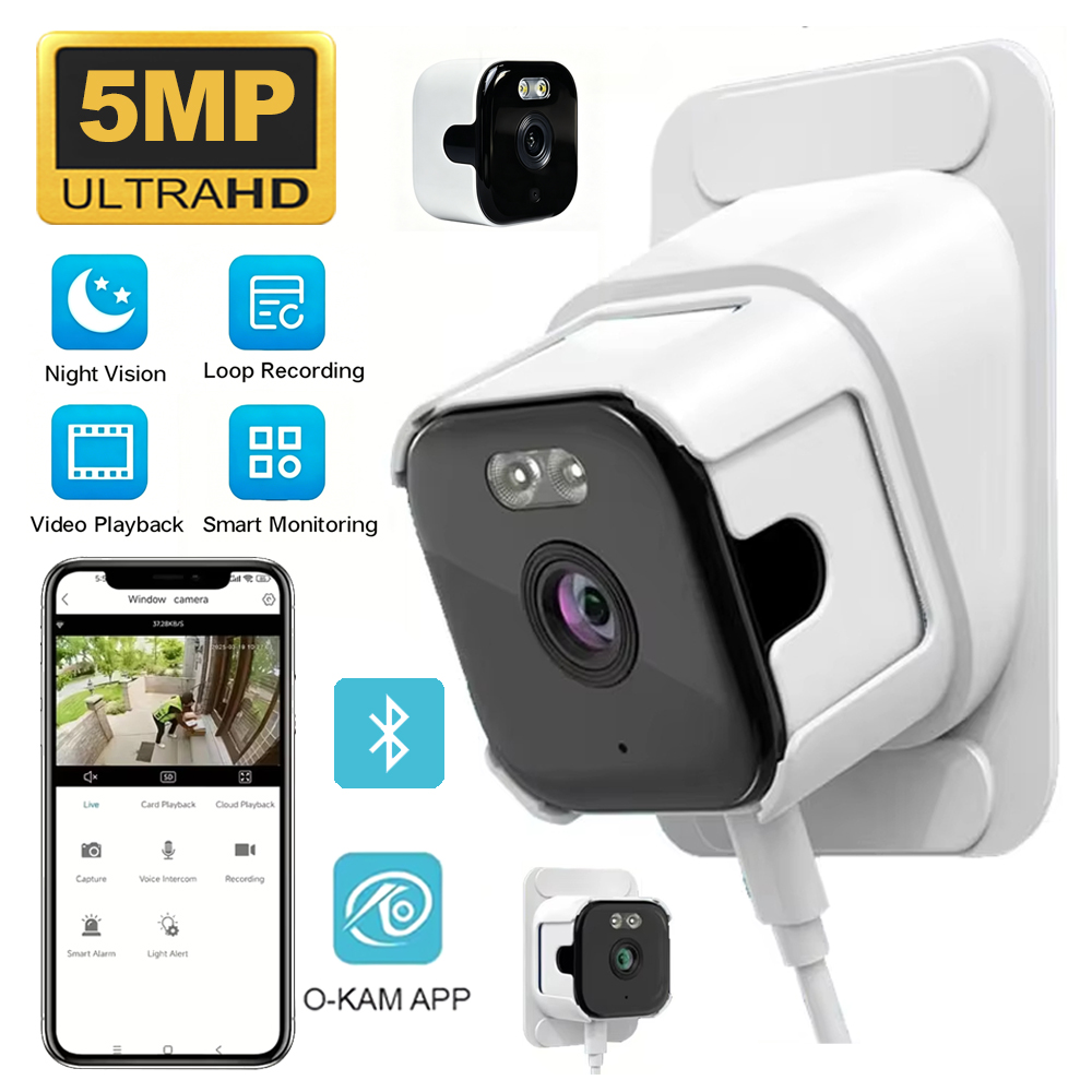5MP Window Security Camera 5GH - Home Security Google Camera 评论和价格