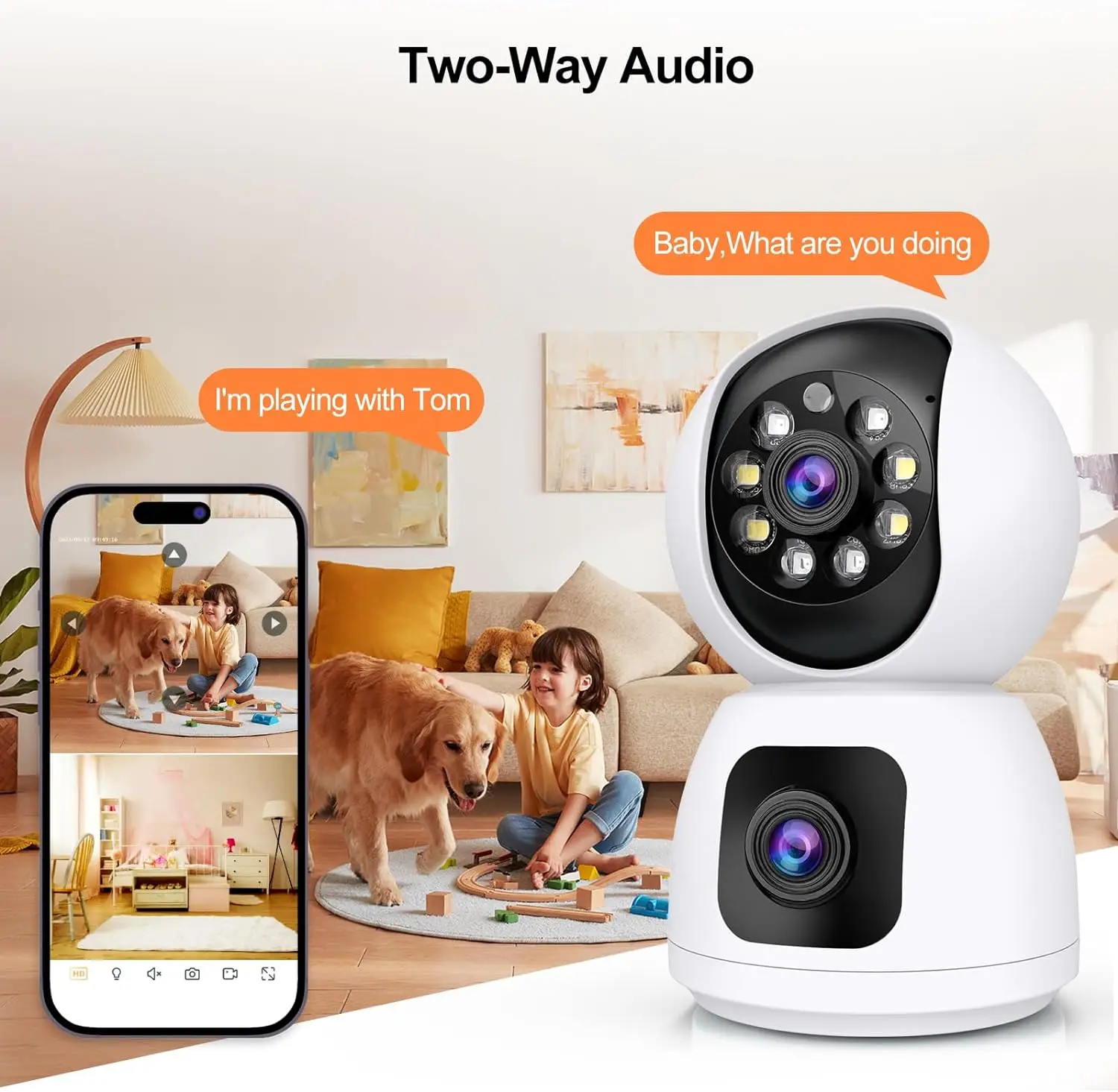 Tuya  4K 8MP HD WiFi Camera In - Home Security Google Camera 评论和价格
