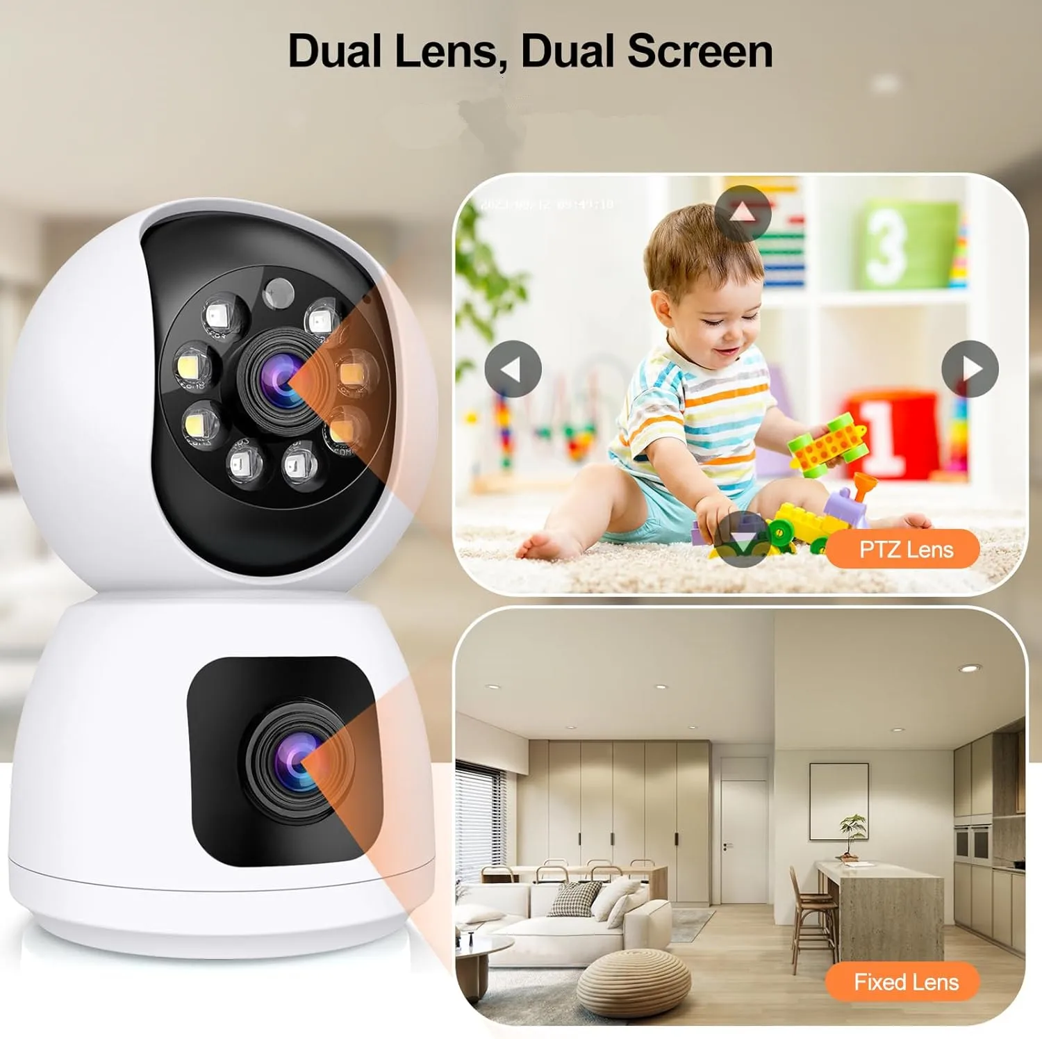 Tuya  4K 8MP HD WiFi Camera In - Home Security Google Camera 评论和价格