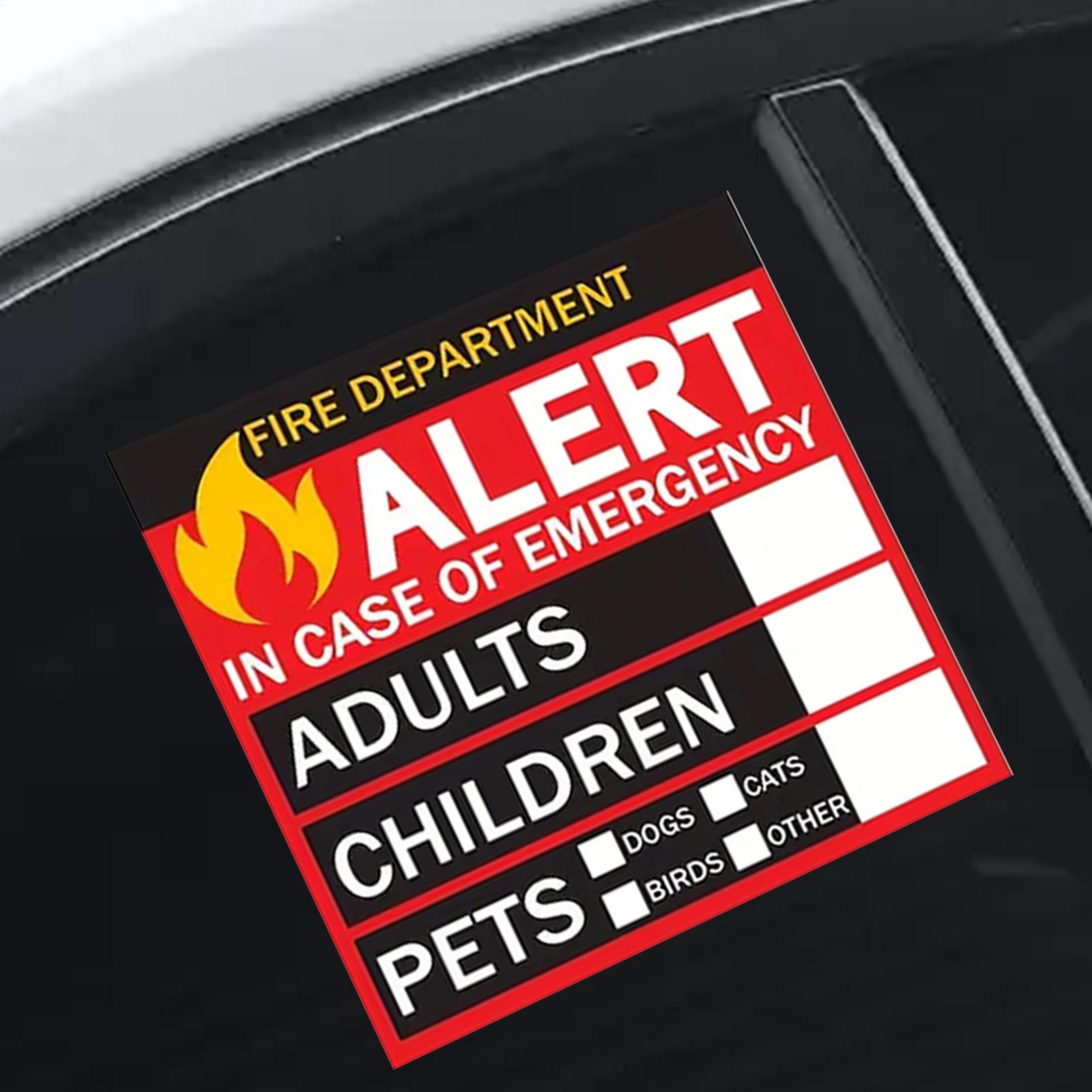 Fire Pet Alert Sticker Rain-Pr - Home Security Department 评论和价格