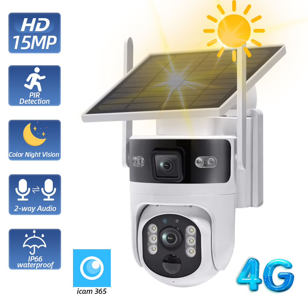 Wireless Outdoor PTZ Solar Sec - Home Yard Security 评论和价格