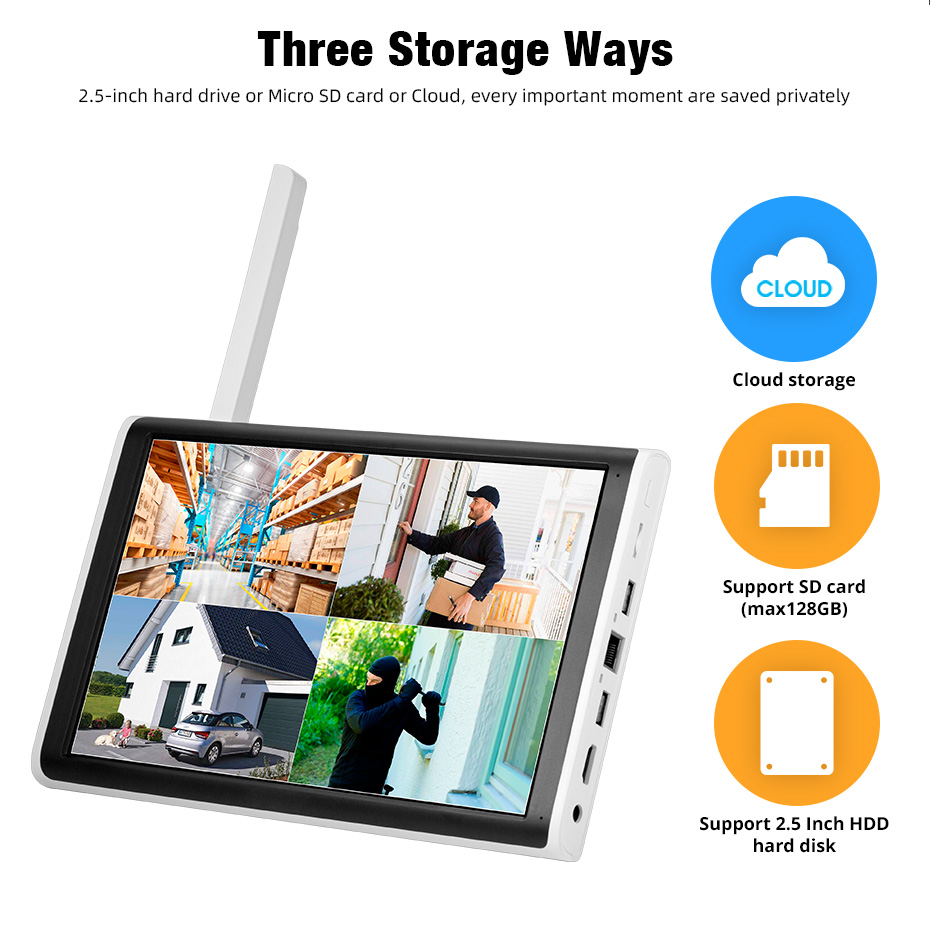 KERUI 2K 3K 4MP 8CH NVR WIFI O - Home Security Nvr 评论和价格