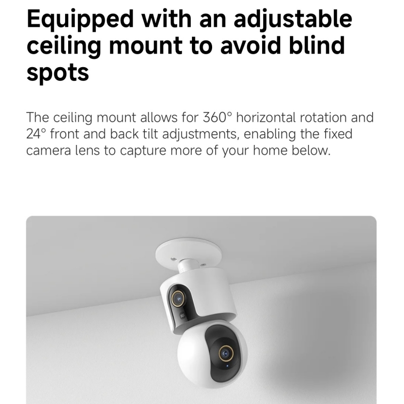 Xiaomi Smart Camera C500 Dual  - Home Security Camera 360 Xiaomi 评论和价格
