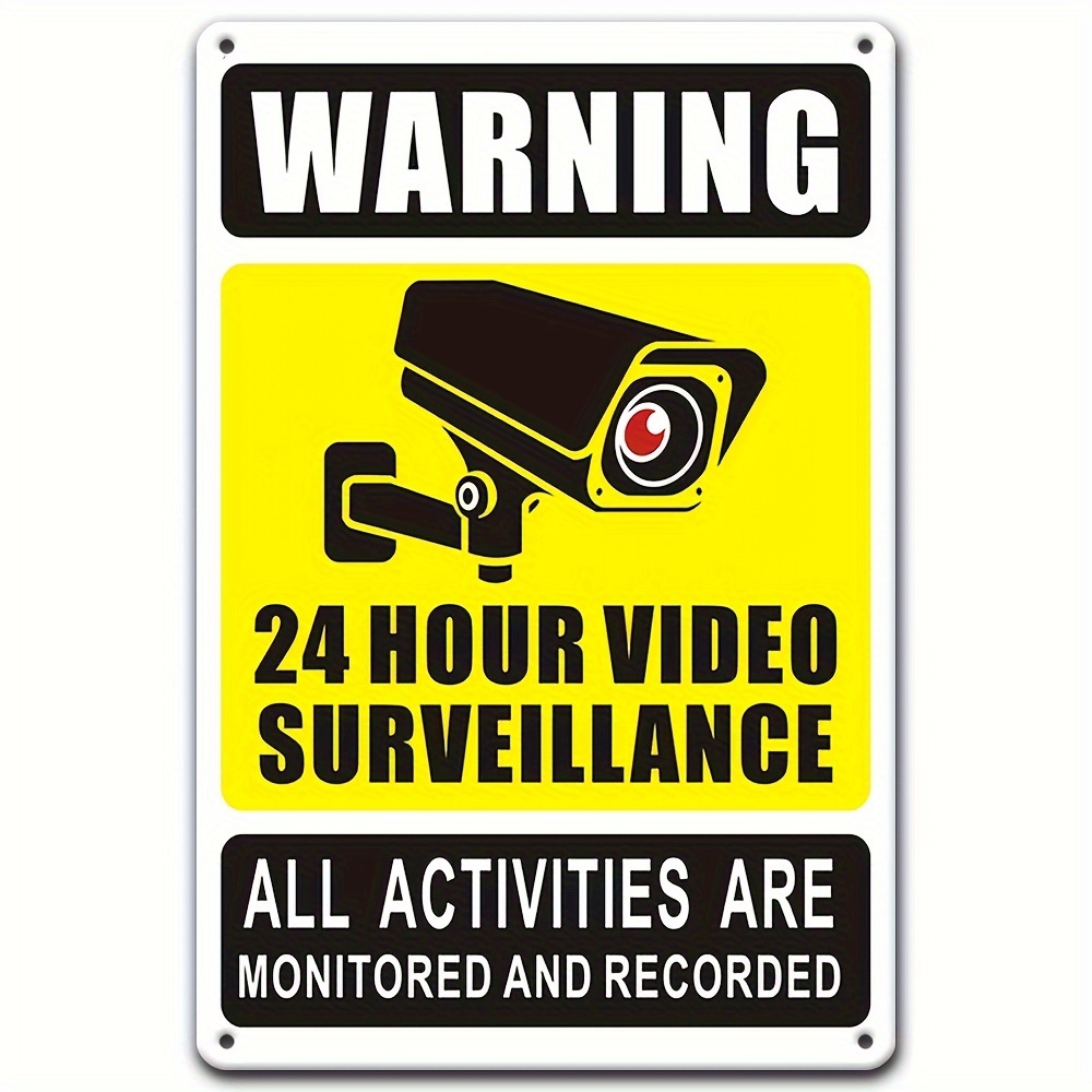 24/7 Video Surveillance Warnin - Home Security Tech 评论和价格