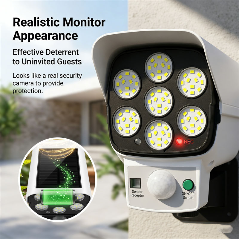 Solar Powered Dummy Security C - Home Yard Security 评论和价格
