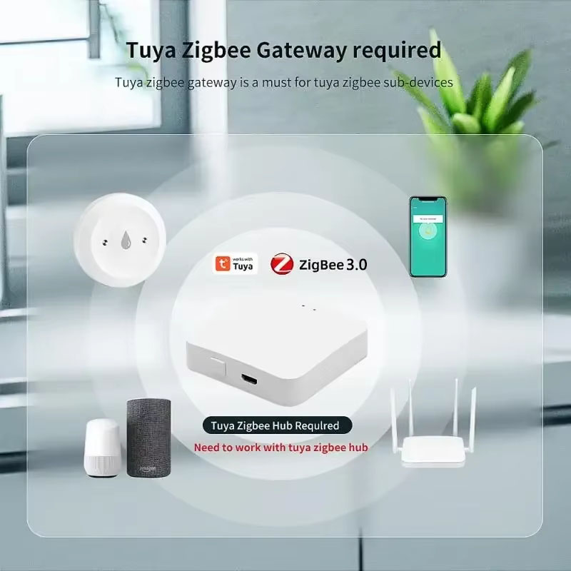 For Tuya ZigBee 3.0 Smart Wate - Home Security Monitoring 评论和价格