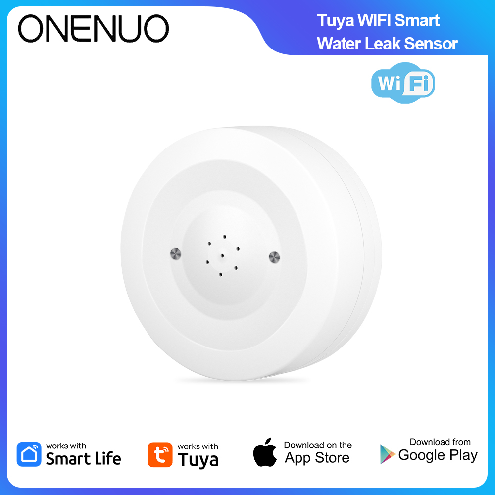 ONENUO WiFi Tuya Water Leak Se - Home Security Monitoring 评论和价格