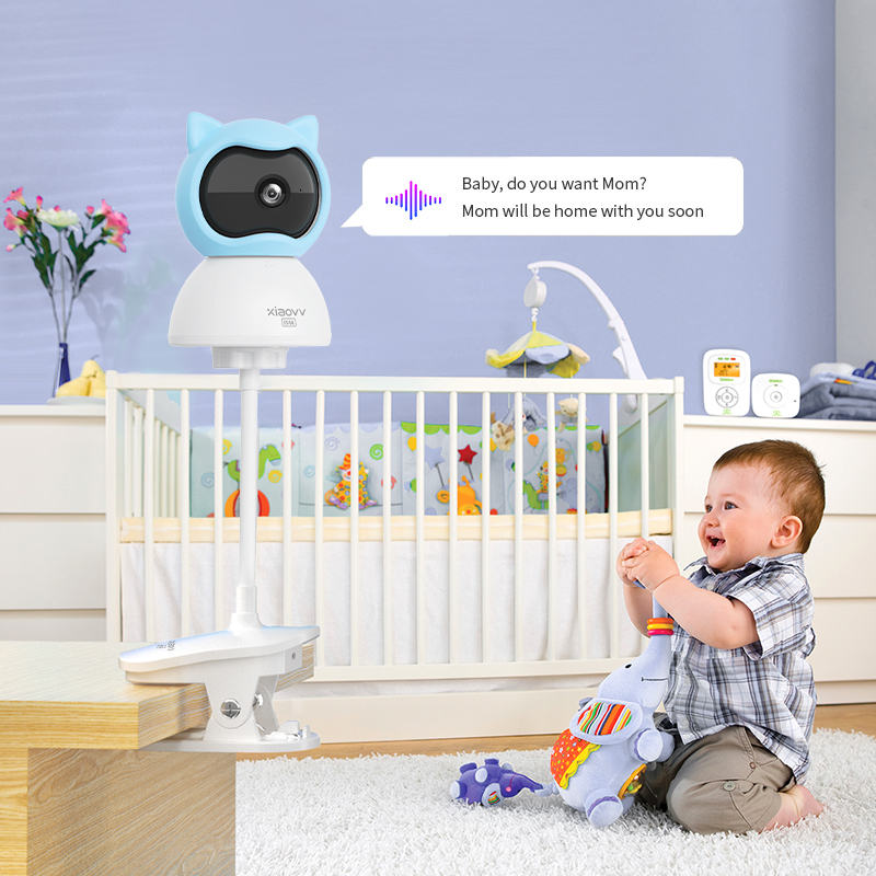 4MP WiFi xiaovv indoor Baby Mo - Home Security Tech 评论和价格