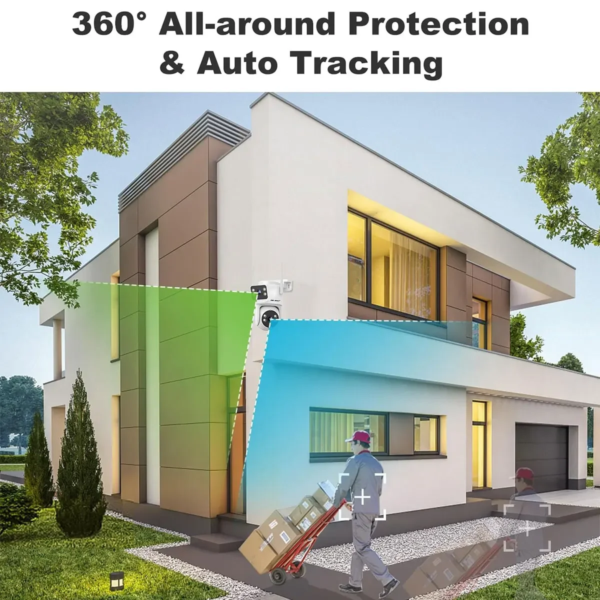 GENBOLT PTZ WiFi Security Came - Home Security Video Systems 评论和价格