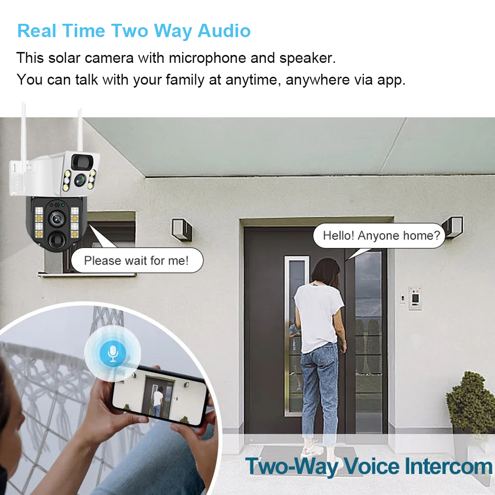 WiFi/4G Solar Camera IP CCTV S - Home Security Tech 评论和价格