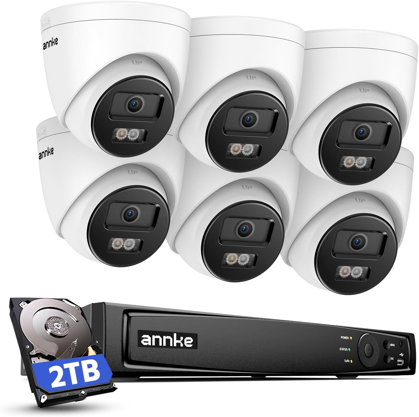 ANNKE 8CH 4K PoE Security Came - Home Security Ai 评论和价格