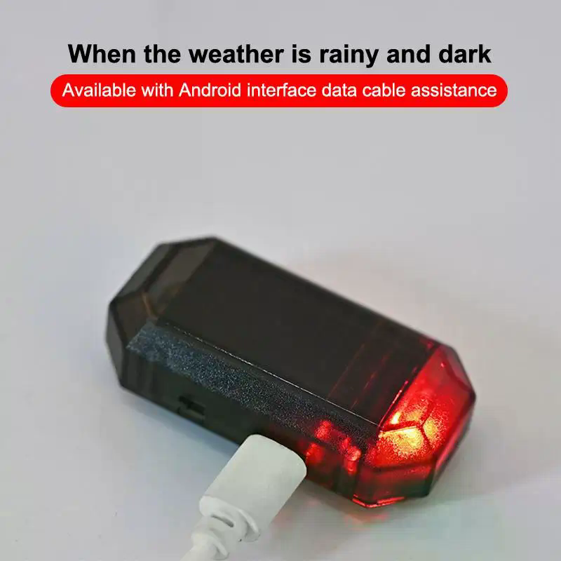 Car Mini LED Solar Power Warni - Solar Security Light 评论和价格