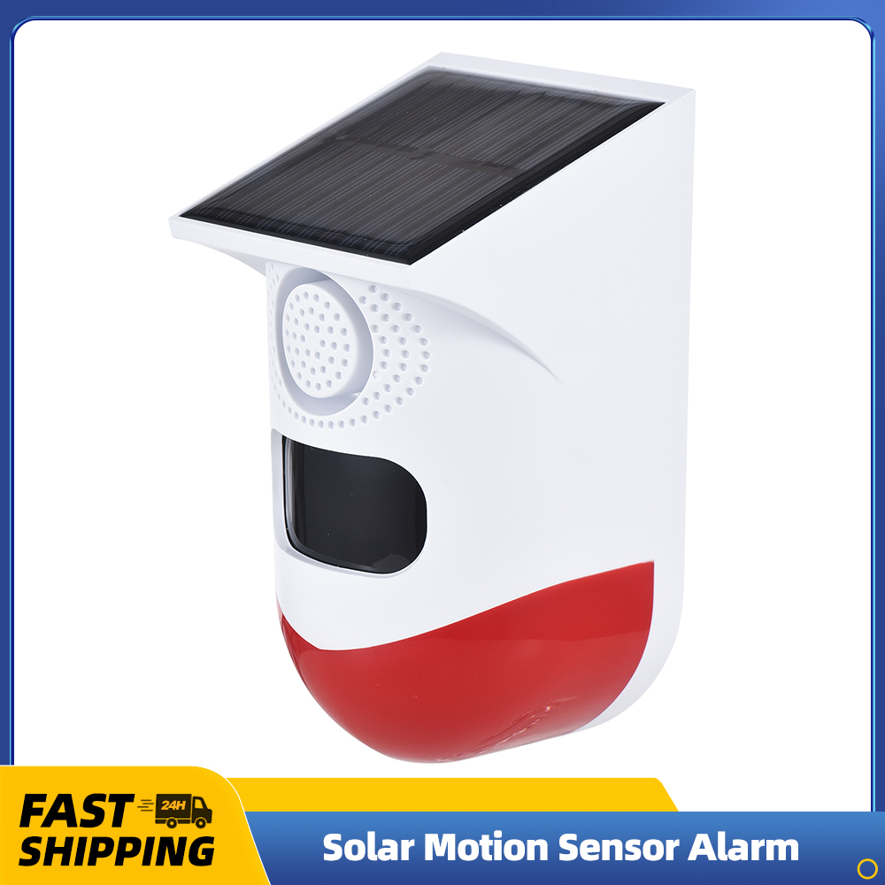 Solar Motion Sensor Alarm Outd - Solar Security Light 评论和价格
