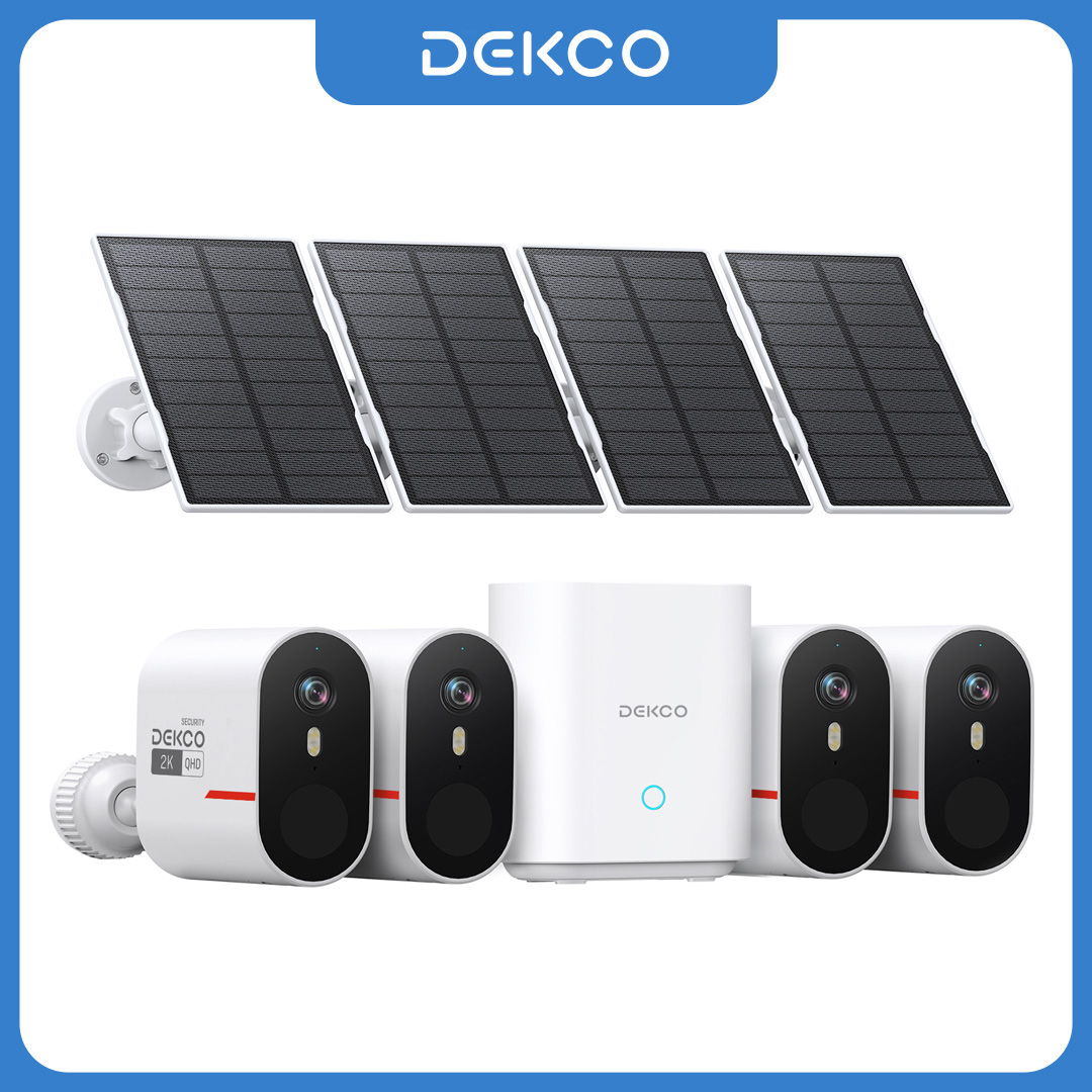 Dekco 3MP WiFi Solar Camera Sy - Home Security Cameras Outdoor 评论和价格