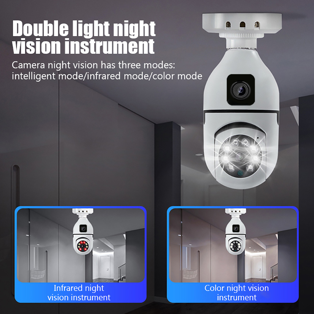 4MP V380/Yoosee  E27 Lamp Head - Home Security Land 评论和价格