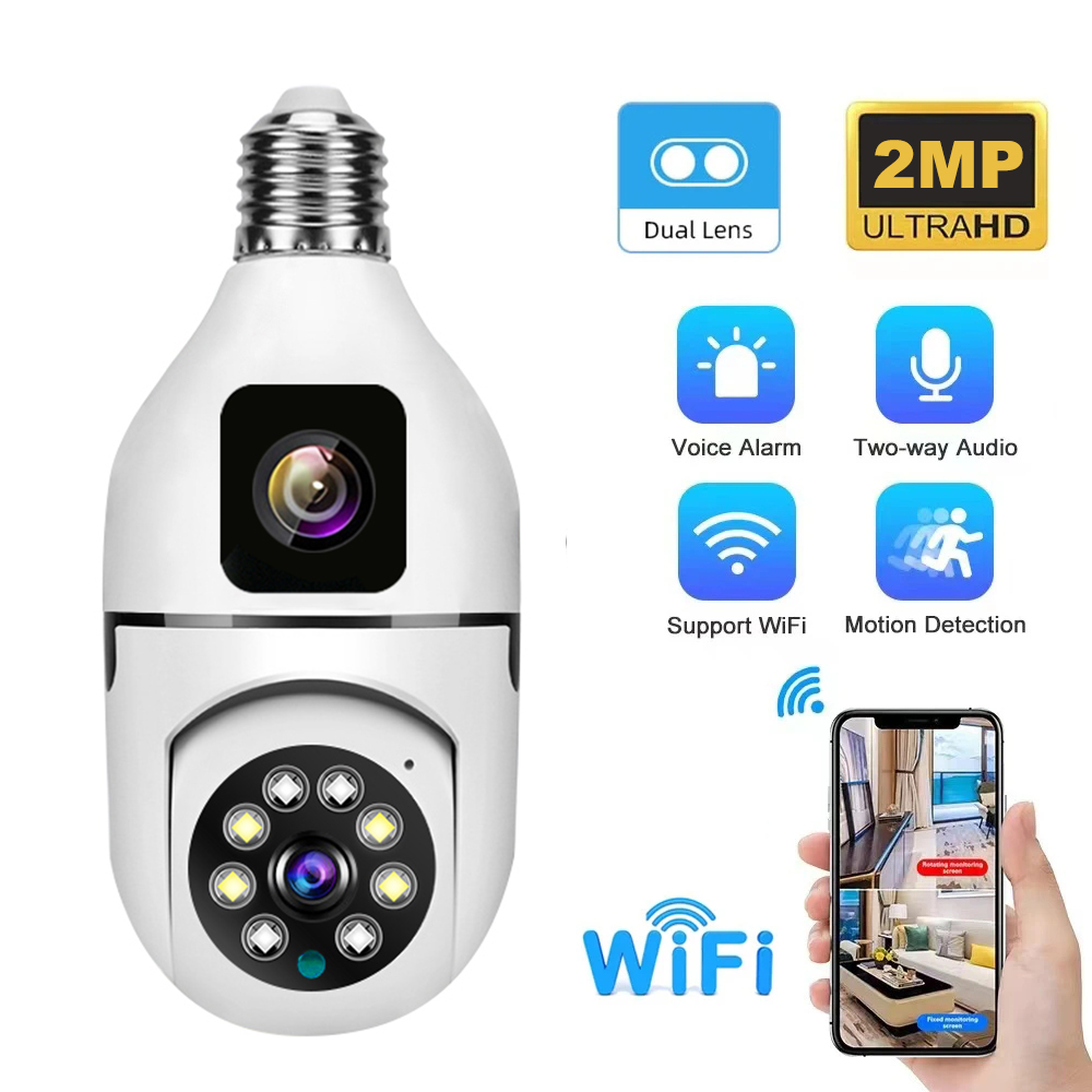 4MP V380/Yoosee  E27 Lamp Head - Home Security Land 评论和价格