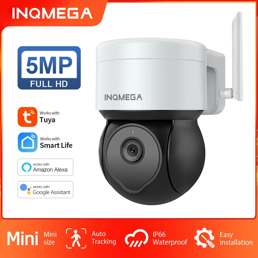 INQMEGA 5MP Tuya Outdoor PTZ C - Home Security Google Camera 评论和价格