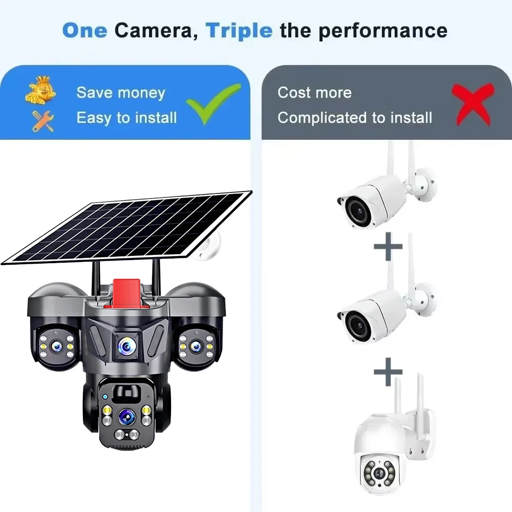 KERUI V380 Pro Outdoor PTZ 6MP - Home Security Tech 评论和价格
