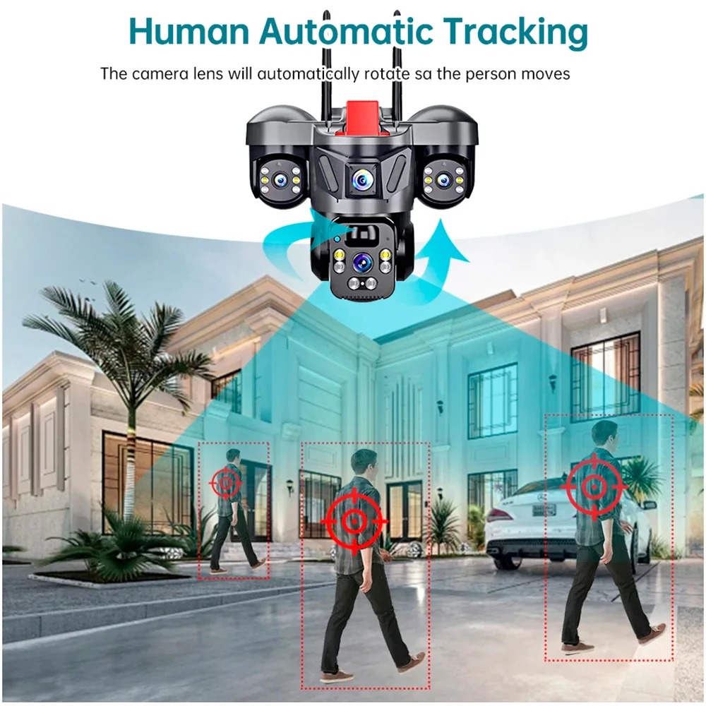 KERUI V380 Pro Outdoor PTZ 6MP - Home Security Tech 评论和价格