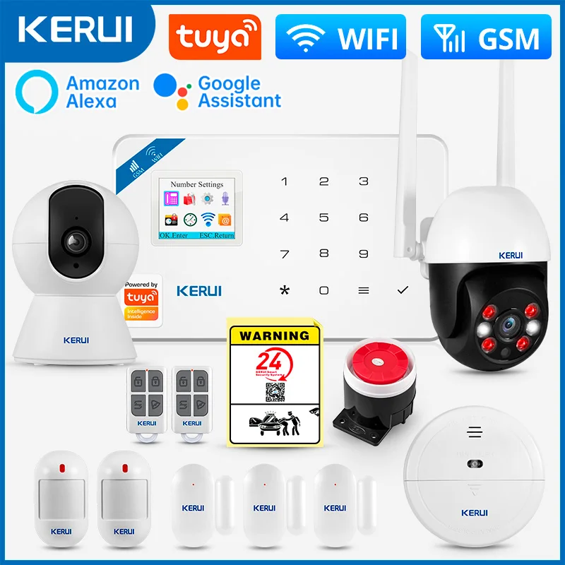 KERUI W181 Alarm System Securi - Home Security Google Camera 评论和价格