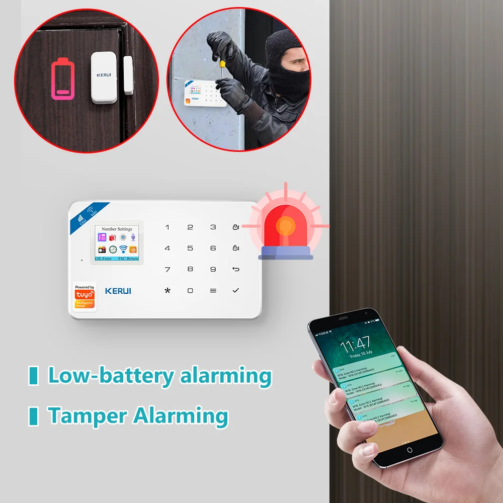 KERUI W181 Alarm System Securi - Home Security Google Camera 评论和价格