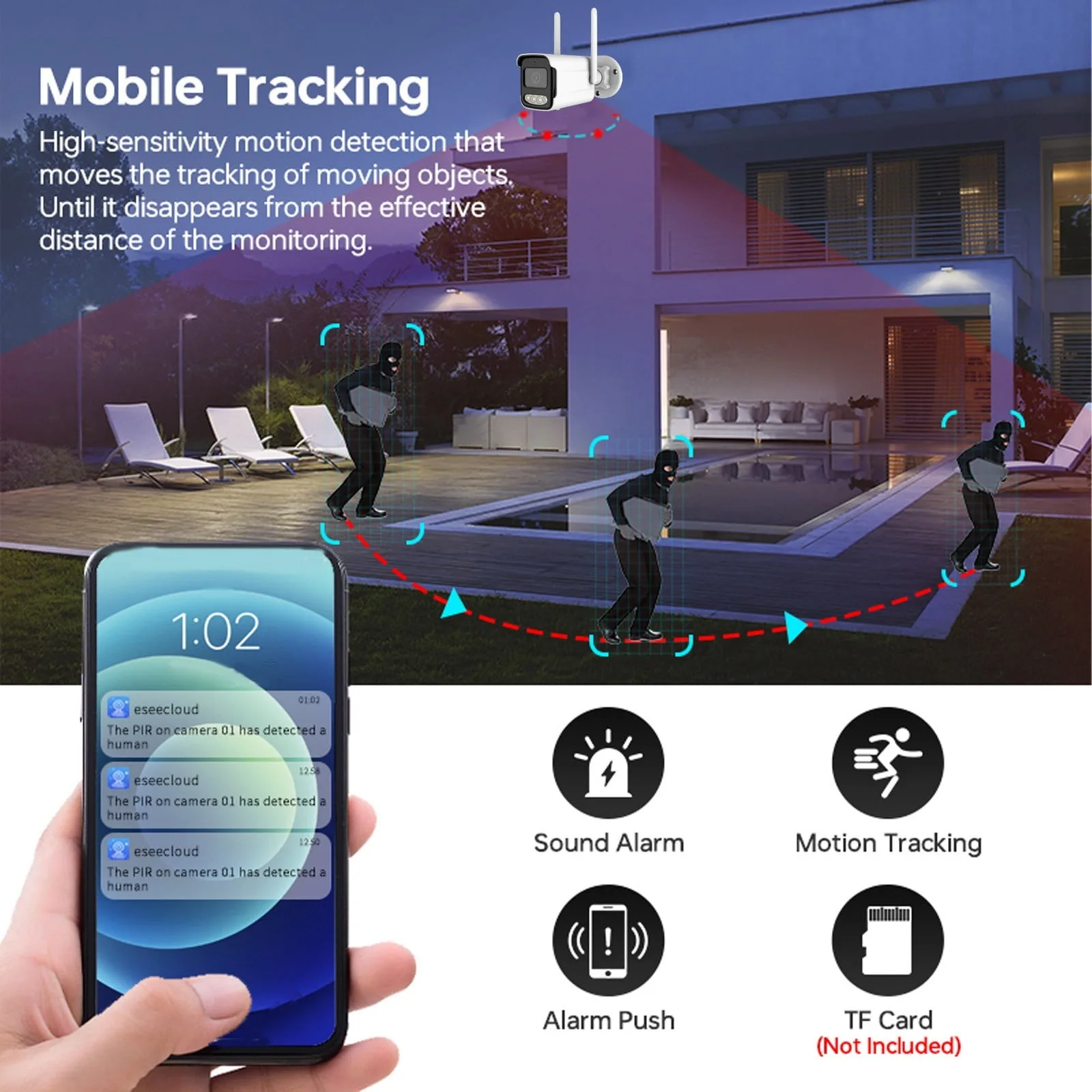 Tuya Wifi IP Camera Wireless H - Home Security Ai 评论和价格