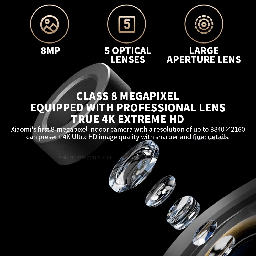 Xiaomi Smart Camera C700 4K 8  - Home Security Camera 360 Xiaomi 评论和价格